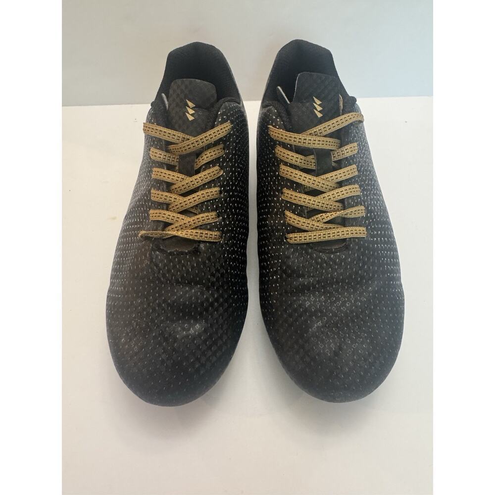 DSG Kids Boys Girls Soccer Speed Viper Gold Black Cleats Youth Size 4.5